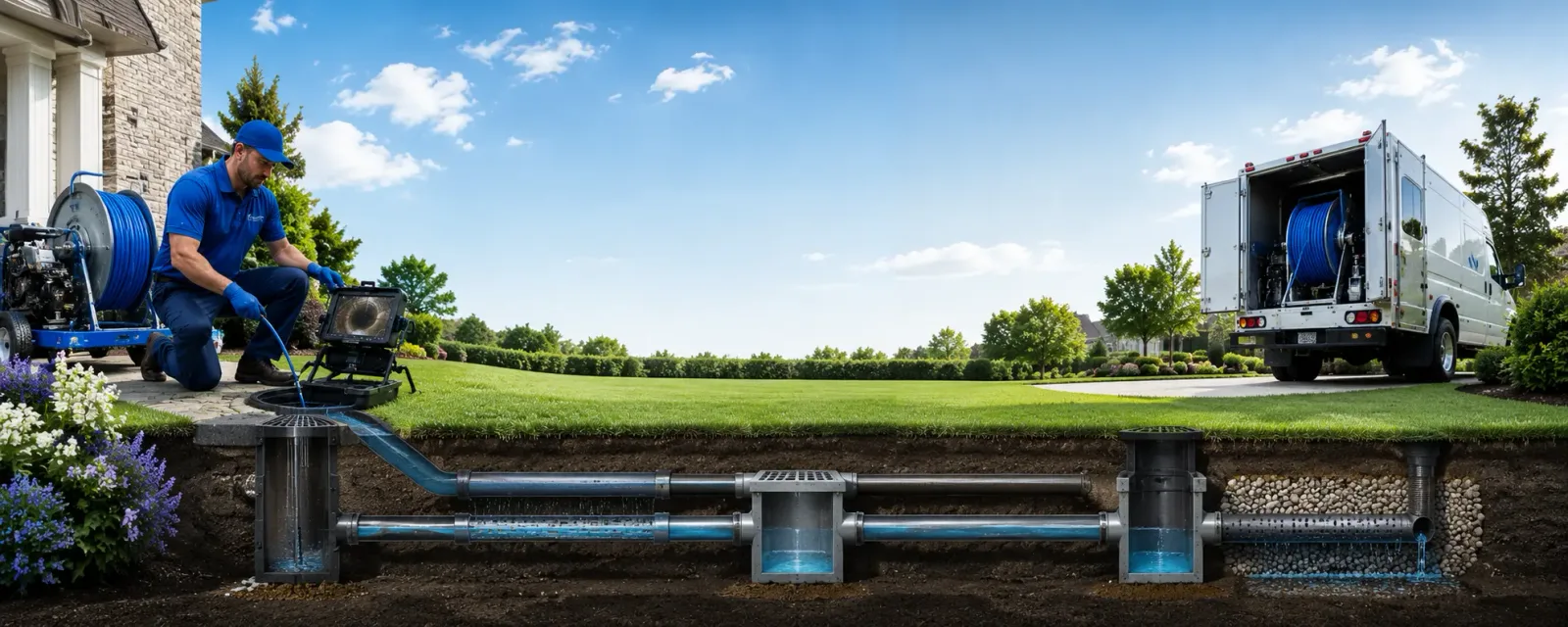 Outdoor drain cleaning information for Renwick, IA
